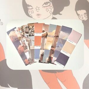 🏷️ aesthetic sunset clouds moon vintage foldable scrapbook card labels